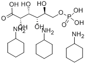 6-磷酸基葡萄糖酸三(环己铵)盐 结构式