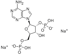 腺苷2`,5`-二磷酸钠盐 结构式