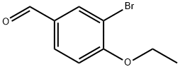 3-溴-4-乙氧基苯甲醛 结构式