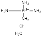 四氨基氯化铂，水合 结构式