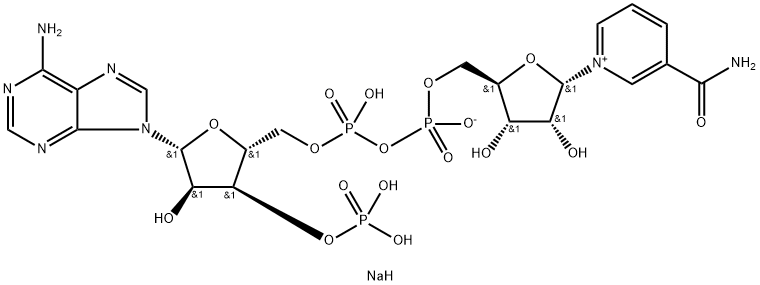 ALPHA-NADP SODIUM SALT 结构式