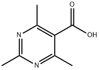 2,4,6-三甲基嘧啶-5-甲酸 结构式