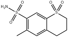蒲硫杂茶磺胺 结构式