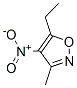 Isoxazole, 5-ethyl-3-methyl-4-nitro- (9CI) 结构式