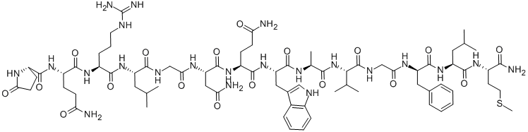 (D-PHE12)-BOMBESIN 结构式