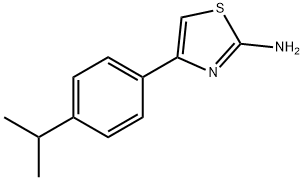 4-(4-异丙基苯)-噻唑-2-胺 结构式