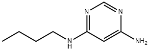 N4-butyl-pyrimidine-4,6-diyldiamine 结构式
