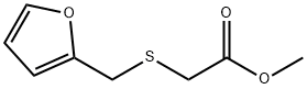 2-糠基硫代乙酸甲酯 结构式