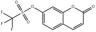 2-氧代-2H-色烯-7-基三氟甲磺酸酯 结构式