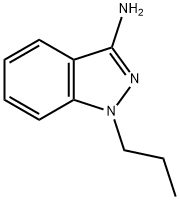 1-丙基-1H-吲唑-3-胺 结构式