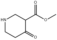 4-氧基-哌啶-3-羧酸甲酯 结构式