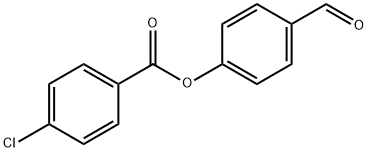 (4-甲烷酰苯基)4-氯苯甲酸酯 结构式