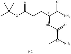 H-ALA-GLU(OTBU)-NH2 · HCL 结构式