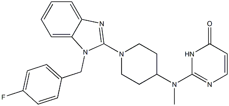 咪唑司汀 结构式