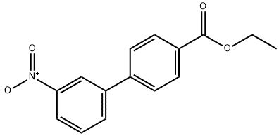 4-(3-硝基苯基)苯甲酸乙酯 结构式