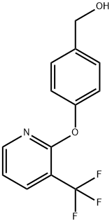 (4-((3-(三氟甲基)吡啶-2-基)氧基)苯基)甲醇 结构式
