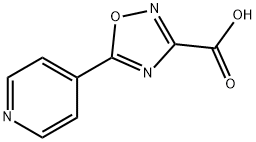 5-(吡啶-4-基)-1,2,4-噁二唑-3-羧酸 结构式