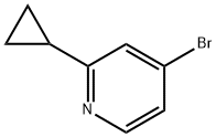 4-溴-2-环丙基吡啶 结构式