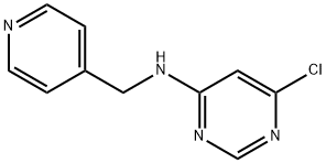 6-氯-N-(4-吡啶基甲基)-4-嘧啶胺 结构式