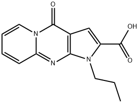 4-氧代-1-丙基-1,4-二氢吡啶并[1,2-A]吡咯并[2,3-D]嘧啶-2-羧酸 结构式