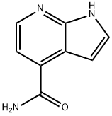 1H-吡咯并[2,3-B]吡啶-4-羧酰胺 结构式