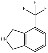 4-三氟甲基异吲哚啉 结构式