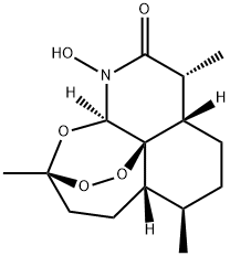 N-Hydroxy-11-azaartemisinin 结构式