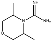3,5-dimethylmorpholine-4-carboxamidine 结构式