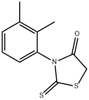 3-(2,3-二甲基苯基)-2-硫代-4-四氢噻唑酮 结构式