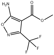 4-Isoxazolecarboxylicacid,5-amino-3-(trifluoromethyl)-,methylester(9CI) 结构式