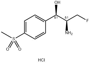氟苯尼考胺盐酸盐 结构式