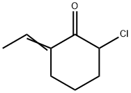 Cyclohexanone,  2-chloro-6-ethylidene- 结构式