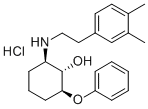 (1-alpha,2-beta,6-beta)-2-((2-(3,4-Dimethylphenyl)ethyl)amino)-6-pheno xycyclohexanol HCl 结构式