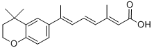 2,4,6-Octatrienoic acid, 7-(3,4-dihydro-4,4-dimethyl-2H-1-benzopyran-6 -yl)-3-methyl-, (E,E,E)- 结构式