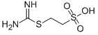 2-[(氨基亚氨基甲基)硫]乙磺酸 结构式