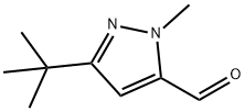 3-(叔丁基)-1-甲基-1H-吡唑-5-甲醛 结构式