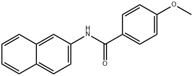 4-METHOXY-N-2-NAPHTHALENYL-BENZAMIDE 结构式