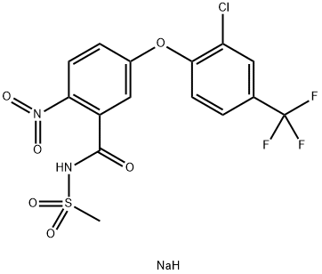 氟磺胺草醚钠 结构式
