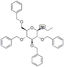 乙基-2,3,4,6-O-四苄基-Β-D-硫代葡萄糖苷 结构式