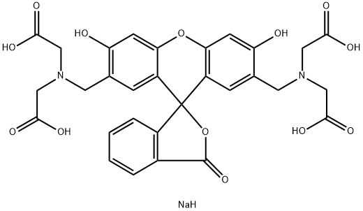 钙黄绿素钠盐,大约2-3 NA 结构式