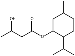 Menthyl 3-hydroxybutyrate 结构式