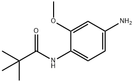 N-(4-氨基-2-甲氧基苯基)-2,2-二甲基丙酰胺 结构式