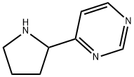 4-(吡咯烷-2-基)嘧啶 结构式