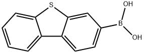 二苯并[B,D]噻吩-3-基硼酸 结构式