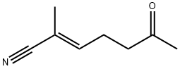 2-Heptenenitrile, 2-methyl-6-oxo-, (E)- (9CI) 结构式