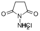 N-氨基琥珀酰亚胺盐酸盐 结构式