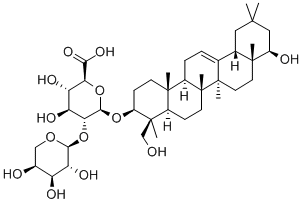 大豆皂苷IV 结构式