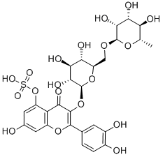 rutin sulfate 结构式