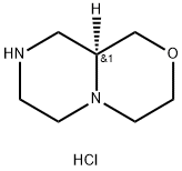 (9AS) - 八氢哌嗪并[2,1-C]吗啉二盐酸盐 结构式