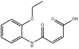 (Z)-4-[(2-乙氧苯基)氨基]-4-氧代-丁-2-烯酸 结构式